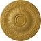 Ekena Millwork Lunel Ceiling Medallion (Fits Canopies up to 3 3/4"), 20 1/4"OD x 1 1/2"P, Iridescent Gold CM20LUIGS - alternate 1